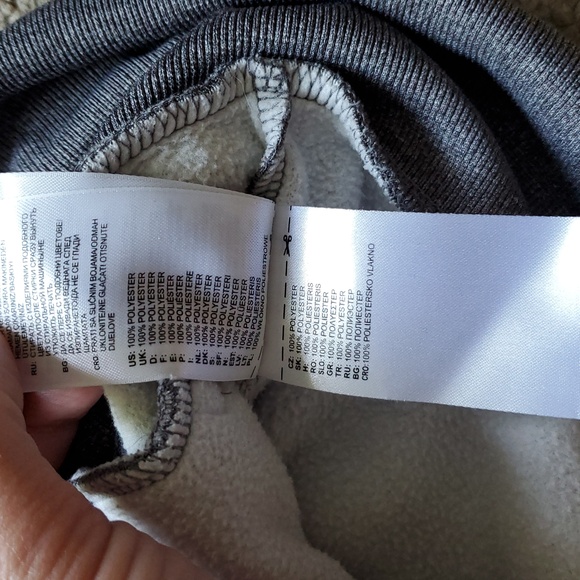 Adidas Women's Grey Turtle Neck Sweatshirt Long Sleeves With Zipper Size S - Picture 11 of 11